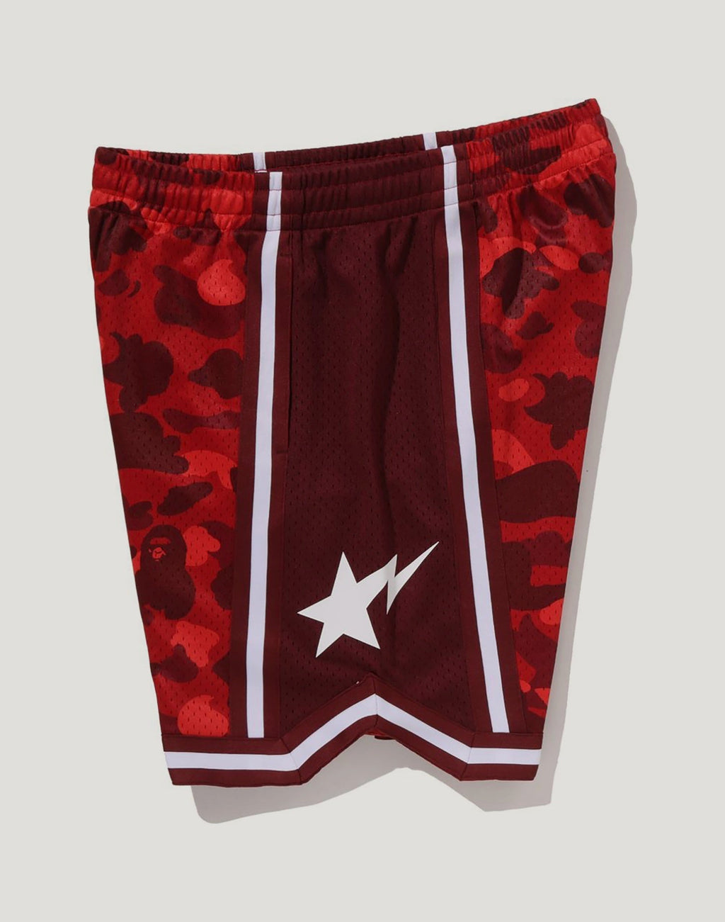COLOR CAMO MESH RELAXED FIT SHORTS MENS