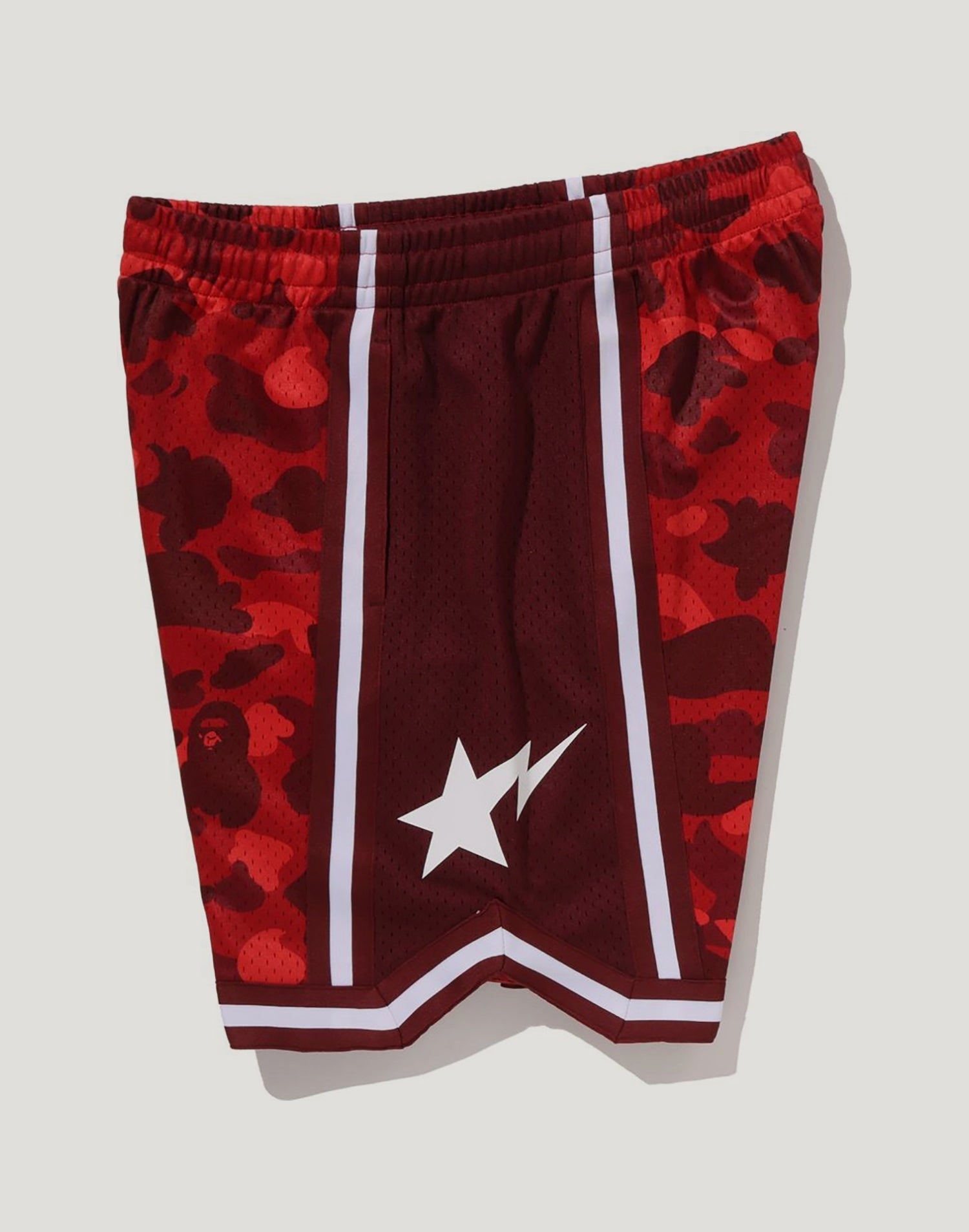 COLOR CAMO MESH RELAXED FIT SHORTS MENS