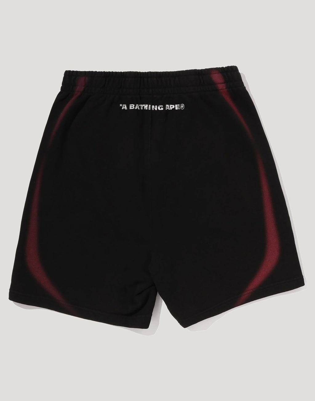 HEAVY WASH HAND DRAW FOOTBALL LOGO RELAXED FIT SWEAT SHORTS MENS