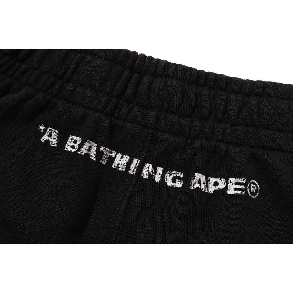 HEAVY WASH HAND DRAW FOOTBALL LOGO RELAXED FIT SWEAT SHORTS MENS
