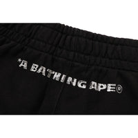 HEAVY WASH HAND DRAW FOOTBALL LOGO RELAXED FIT SWEAT SHORTS MENS
