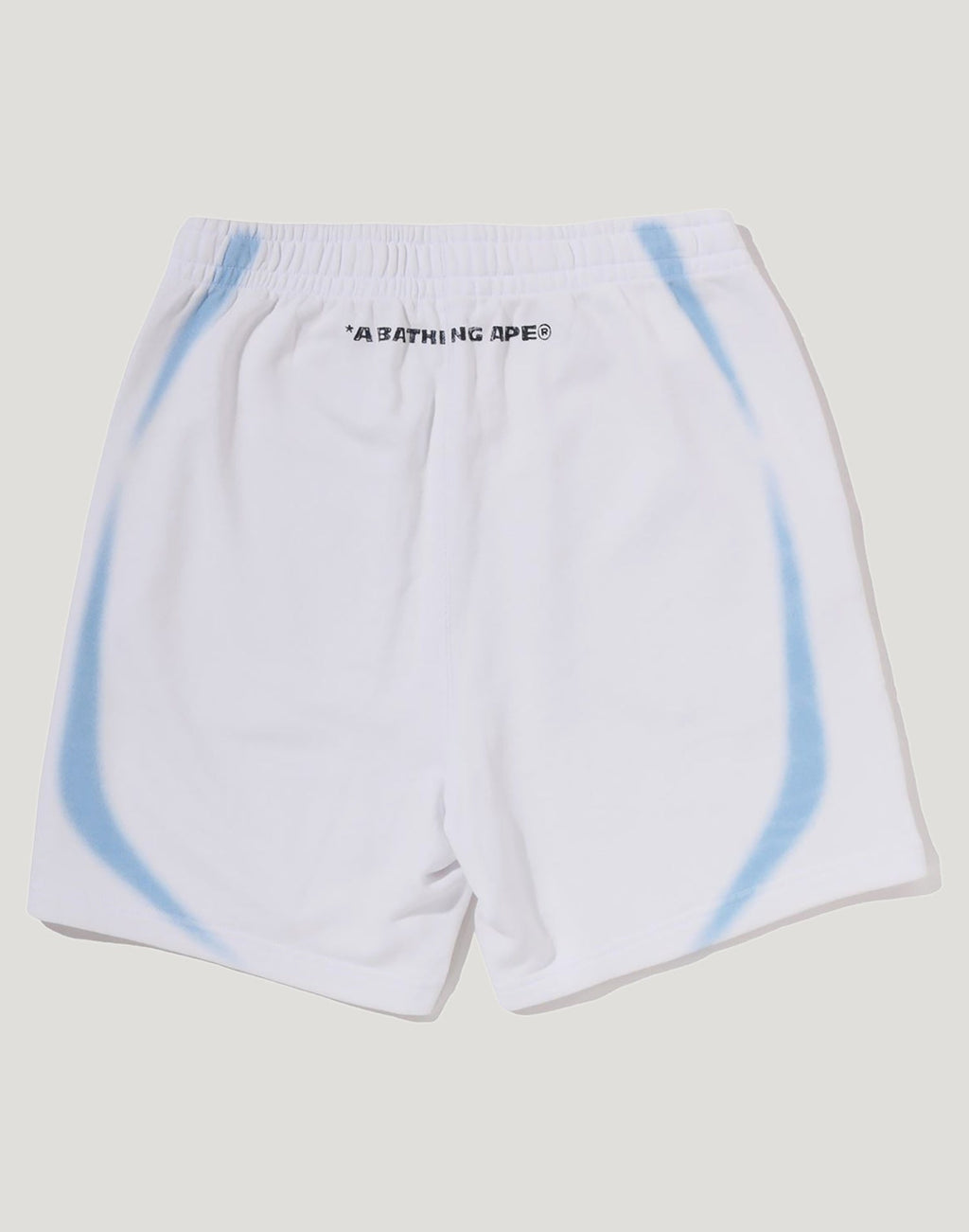 HEAVY WASH HAND DRAW FOOTBALL LOGO RELAXED FIT SWEAT SHORTS MENS