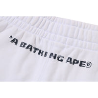 HEAVY WASH HAND DRAW FOOTBALL LOGO RELAXED FIT SWEAT SHORTS MENS