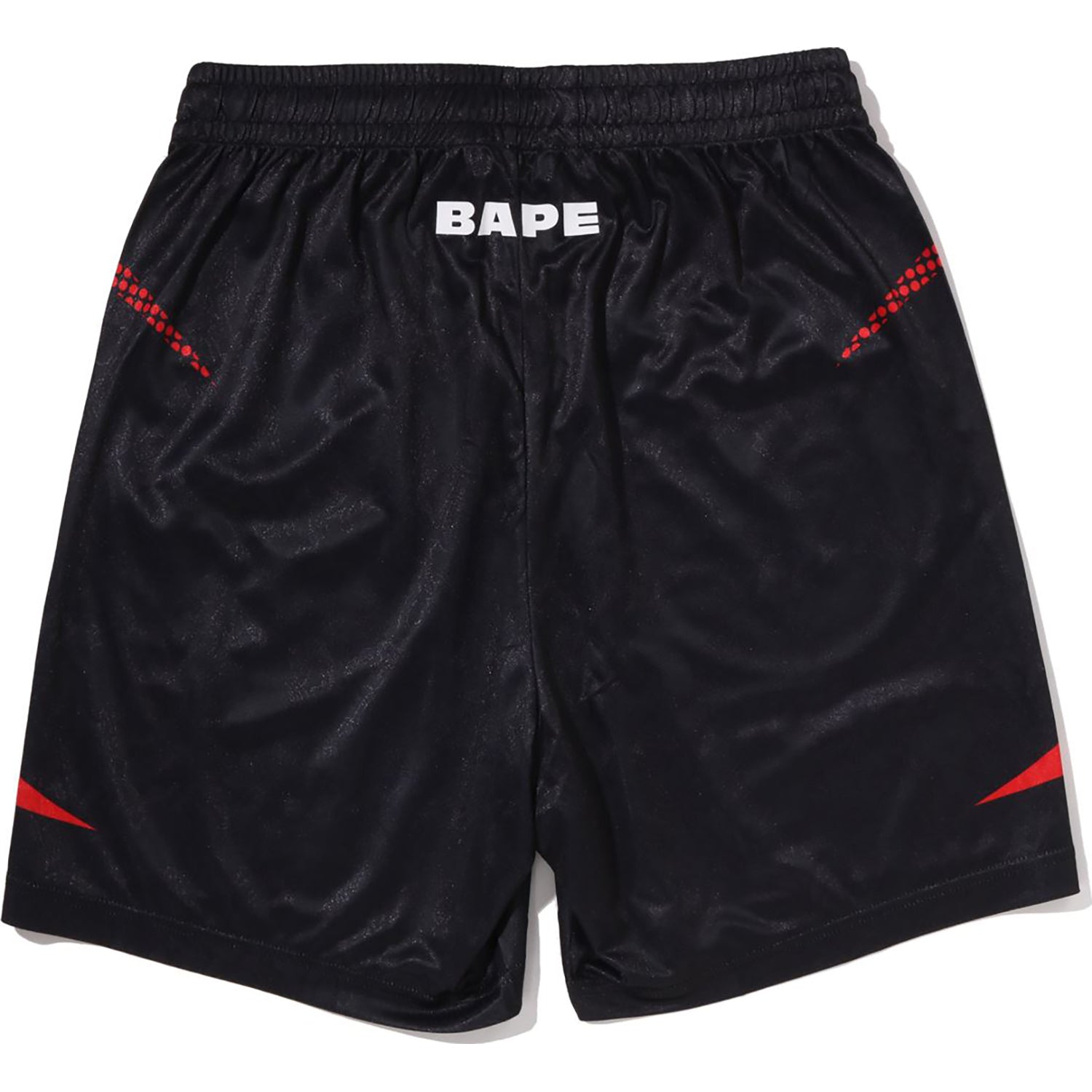 APE FLAME MONOGRAM JACQUARD RELAXED FIT FOOTBALL SHORTS MENS – us