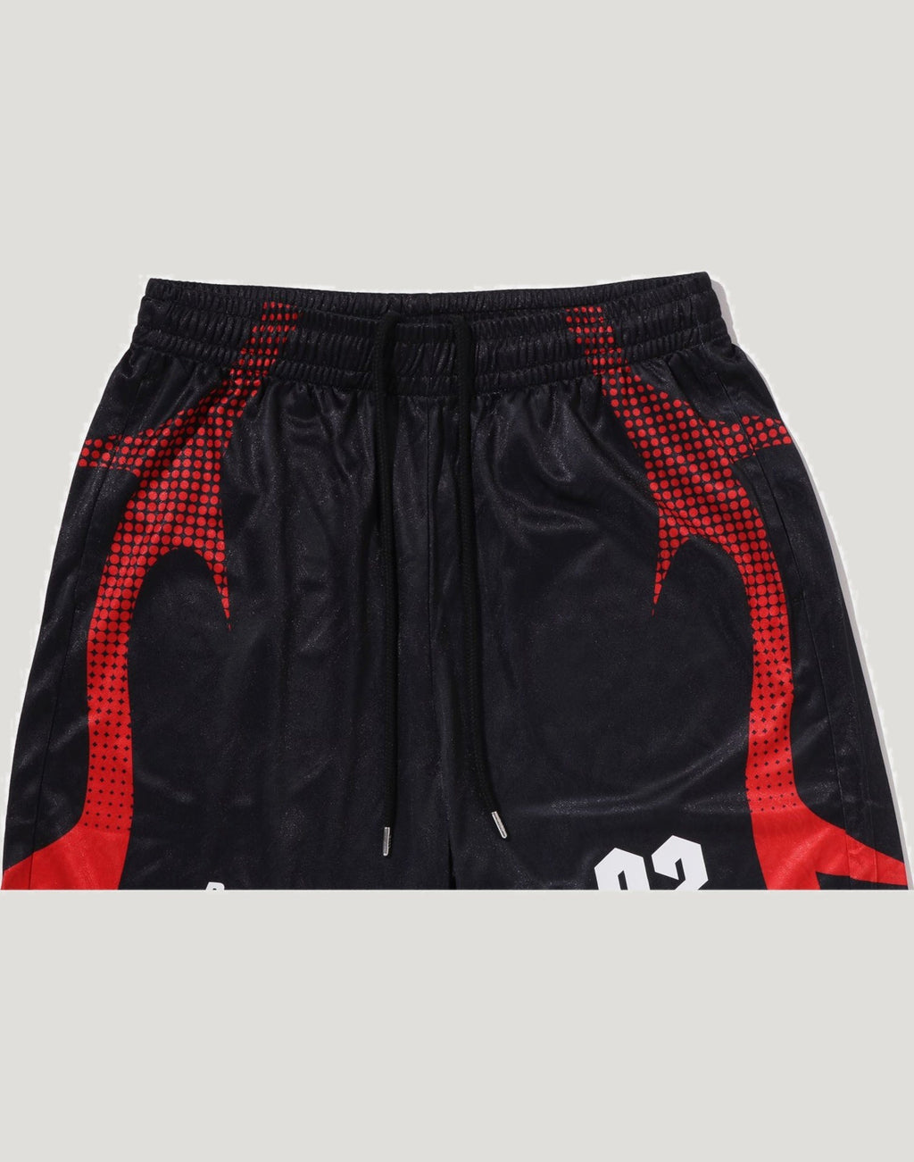 APE FLAME MONOGRAM JACQUARD RELAXED FIT FOOTBALL SHORTS MENS