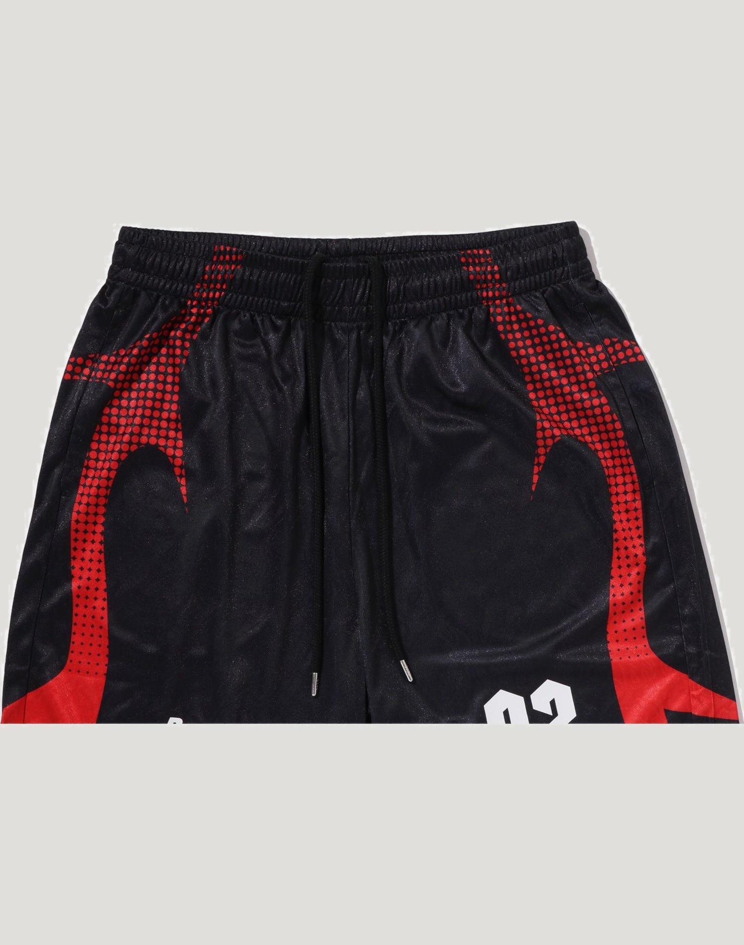 APE FLAME MONOGRAM JACQUARD RELAXED FIT FOOTBALL SHORTS MENS