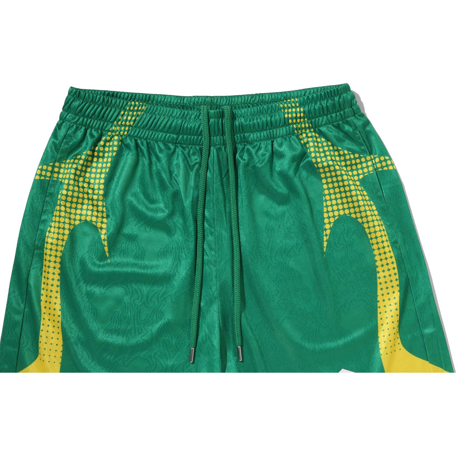APE FLAME MONOGRAM JACQUARD RELAXED FIT FOOTBALL SHORTS MENS – us