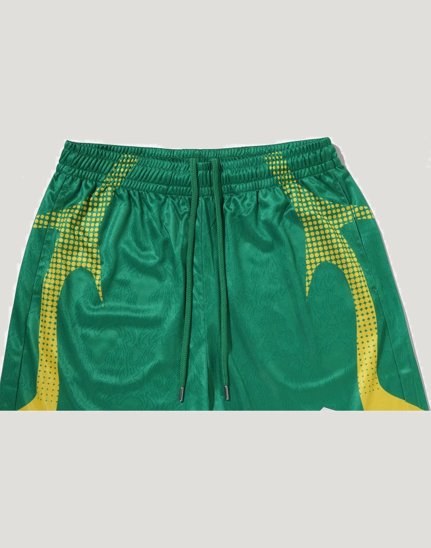 APE FLAME MONOGRAM JACQUARD RELAXED FIT FOOTBALL SHORTS MENS