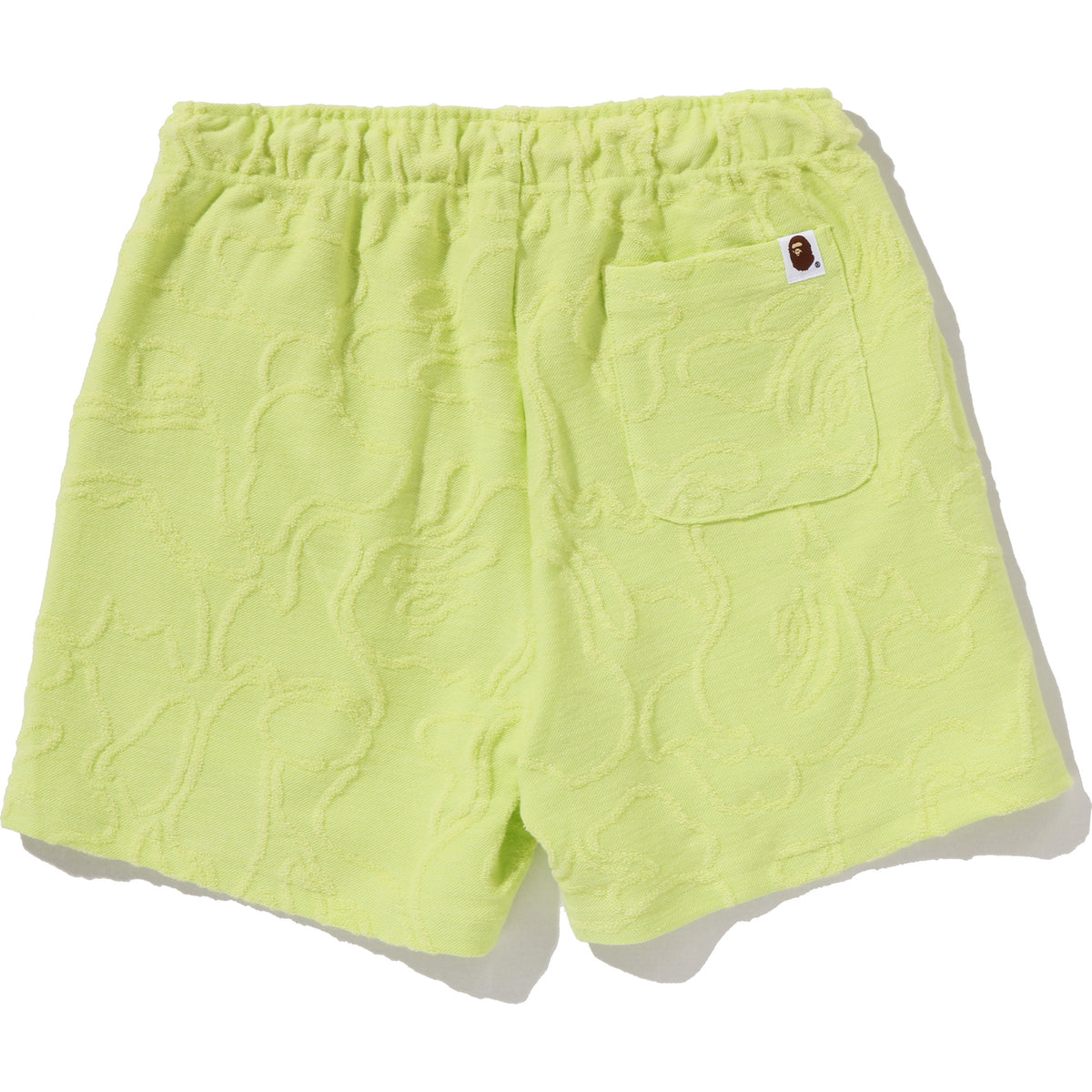 NEON CAMO JACQUARD SWEAT SHORTS LADIES