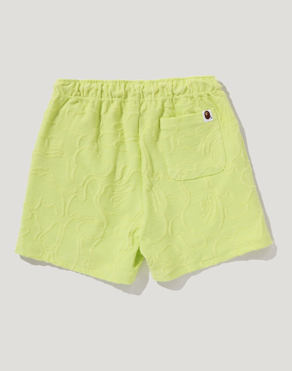 NEON CAMO JACQUARD SWEAT SHORTS LADIES