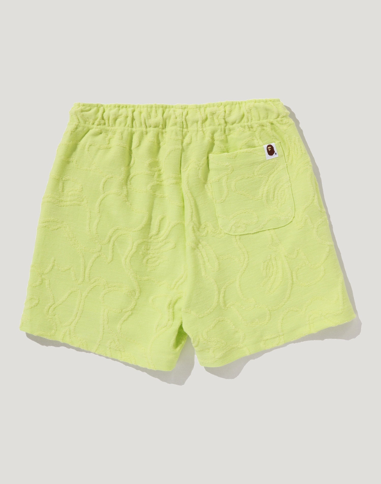 NEON CAMO JACQUARD SWEAT SHORTS LADIES