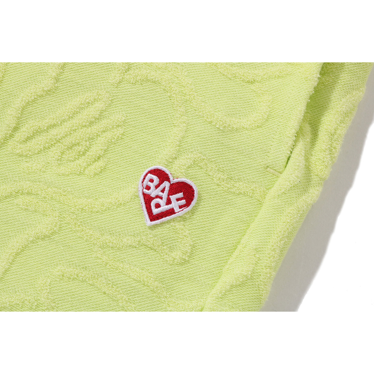 NEON CAMO JACQUARD SWEAT SHORTS LADIES