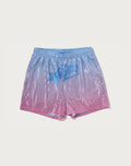 DIP DYE MULTI LOGO SHORTS LADIES