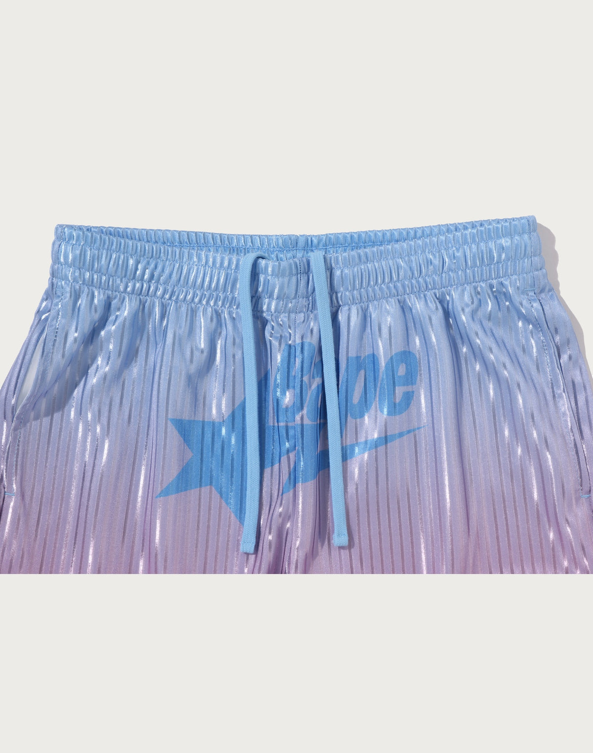 DIP DYE MULTI LOGO SHORTS LADIES