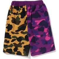 SPLIT CAMO SHARK SWEAT SHORTS KIDS