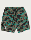 BAPE BY KAZUKI KURAISHI CAMO BELTED 3 LAYER CARGO SHORTS MENS