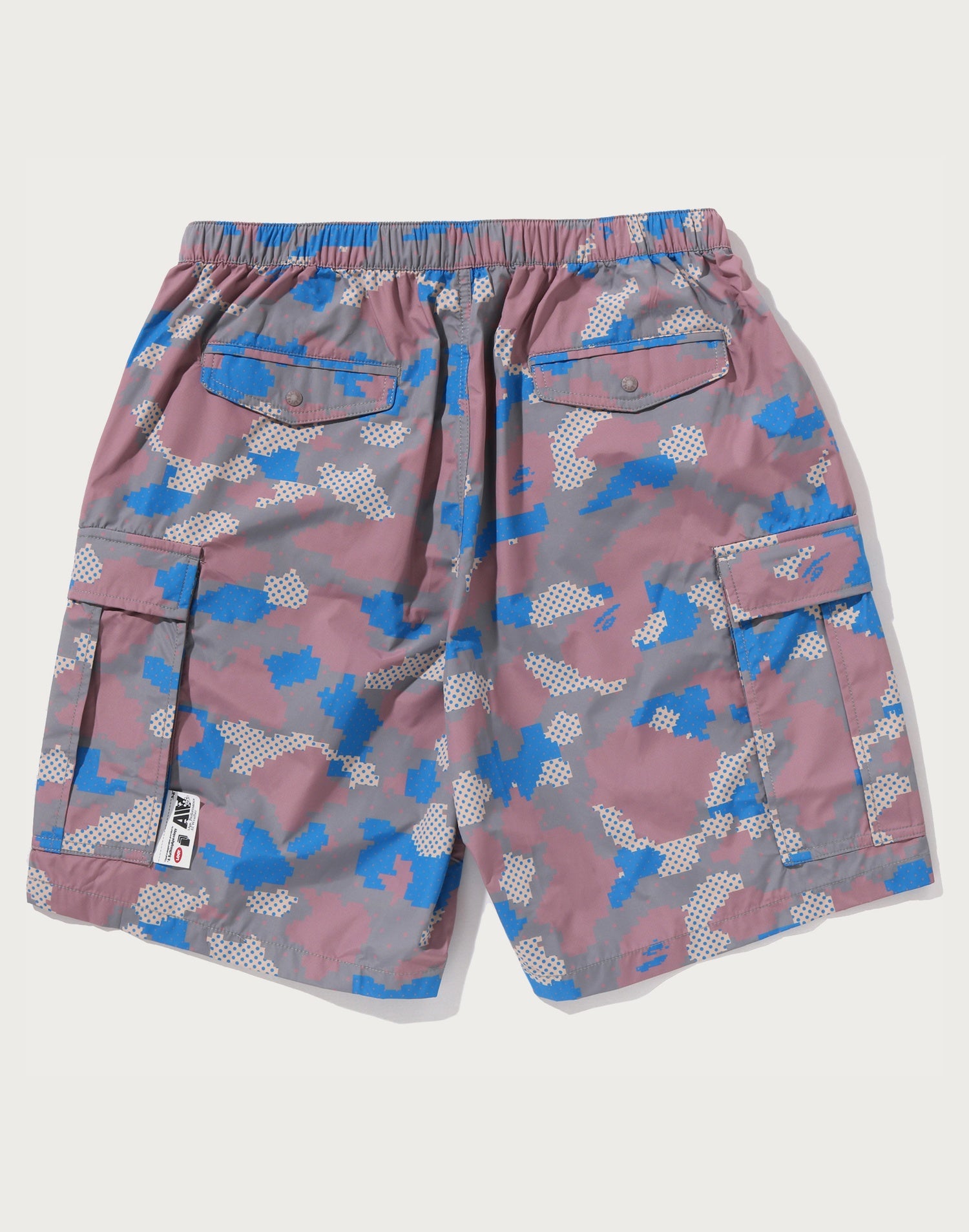 BAPE BY KAZUKI KURAISHI CAMO BELTED 3 LAYER CARGO SHORTS MENS – us