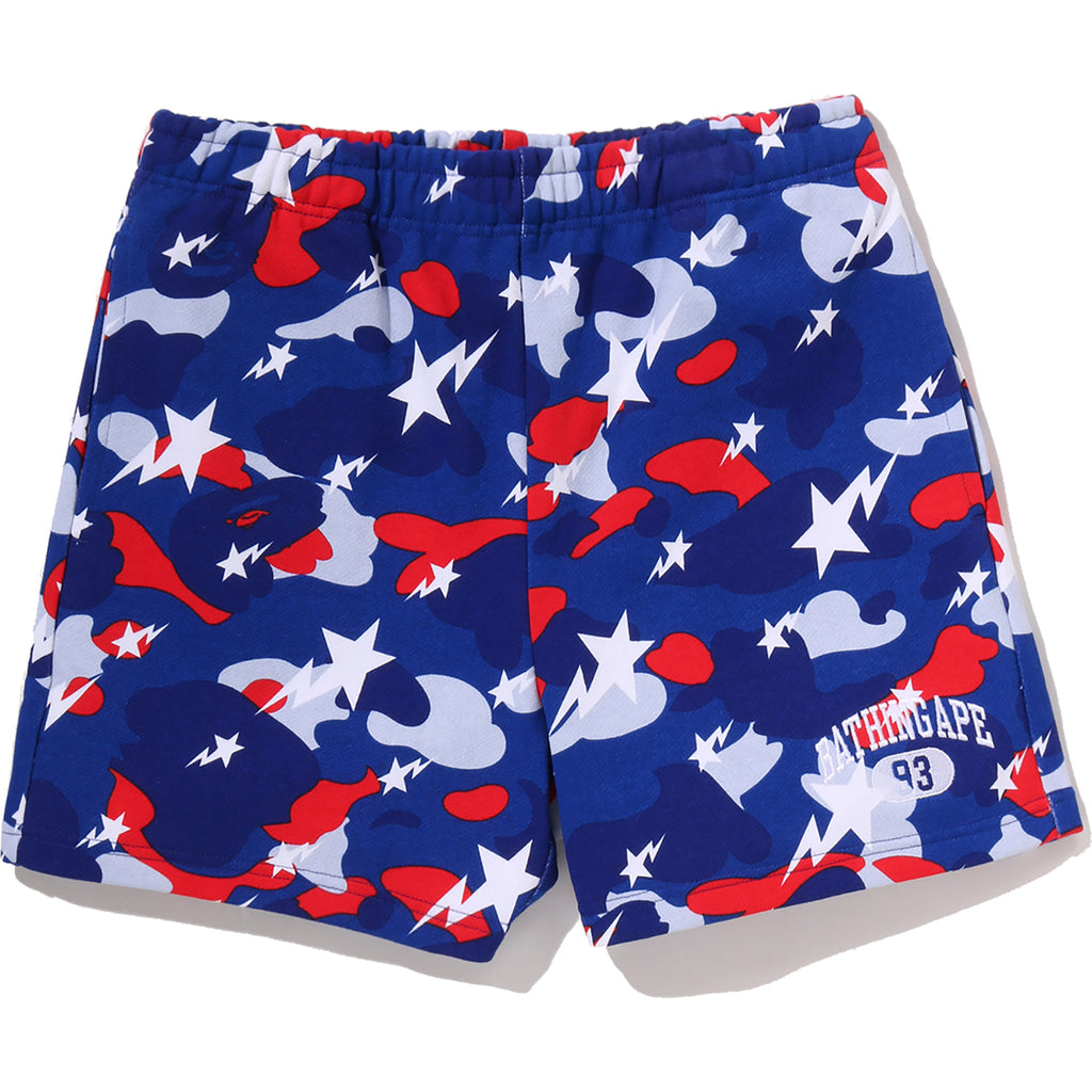 STA STRIKE CAMO SWEAT SHORTS LADIES