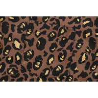 BAPE LEOPARD OPEN COLLAR SHIRT MENS