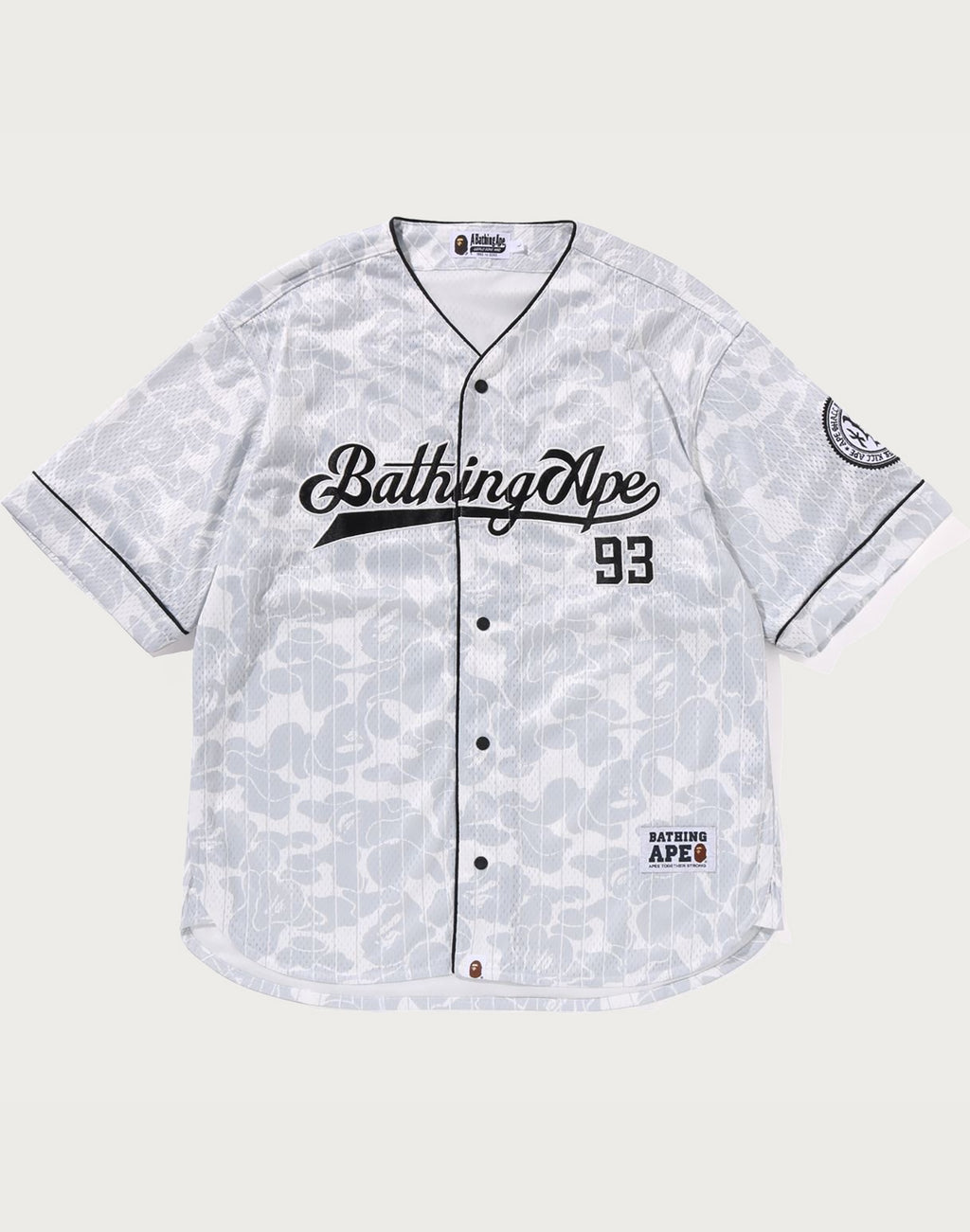 CAMO STRIPE BASEBALL SHIRT MENS