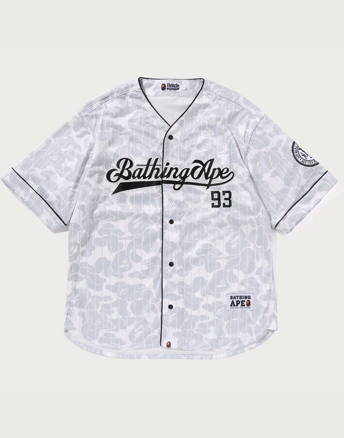 CAMO STRIPE BASEBALL SHIRT MENS