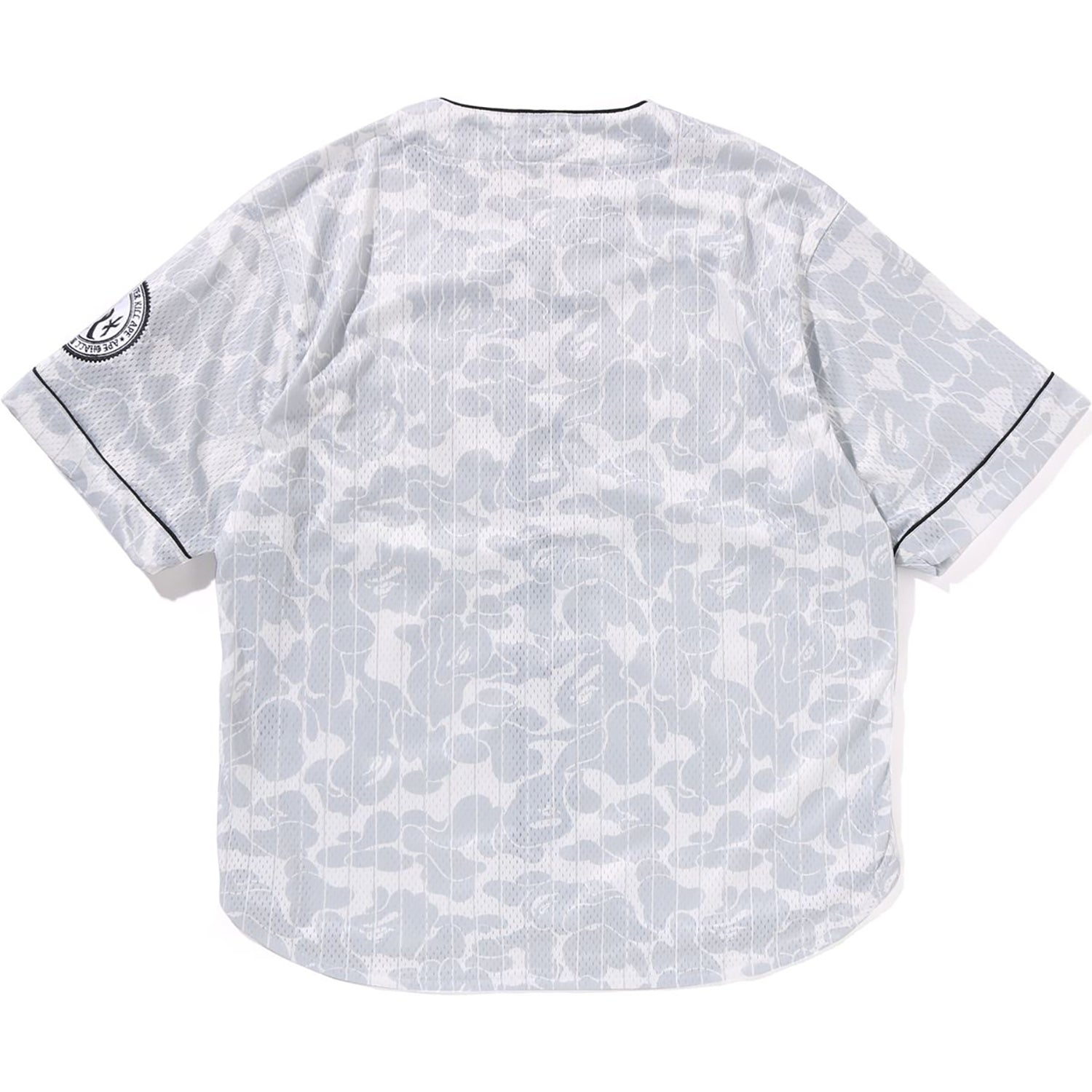 CAMO STRIPE BASEBALL SHIRT MENS – us.bape.com