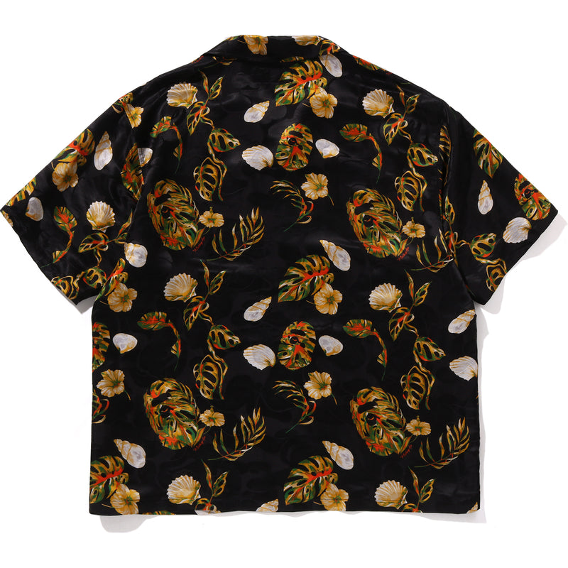 VACATION PATTERN OPEN COLLAR SS SHIRT MENS