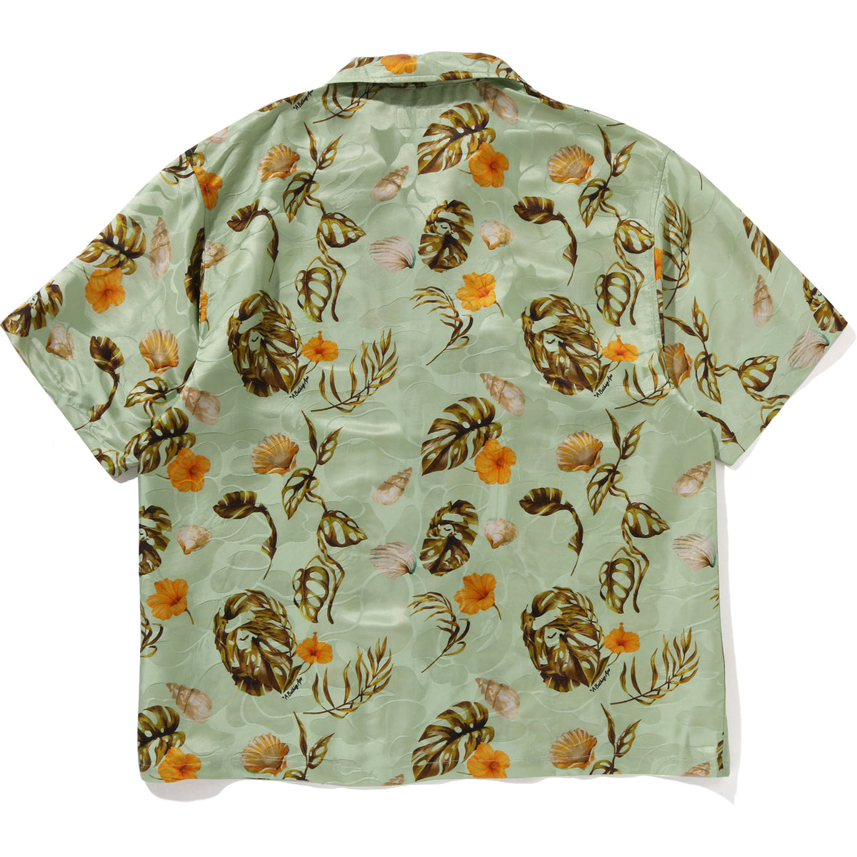VACATION PATTERN OPEN COLLAR SS SHIRT MENS