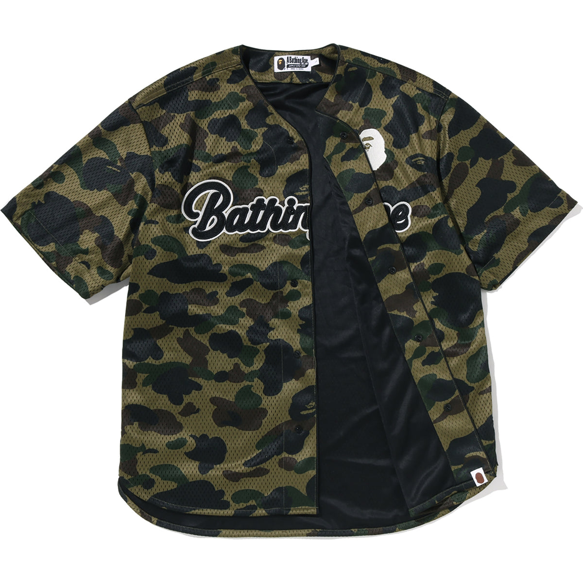 1ST CAMO BASEBALL SHIRT MENS