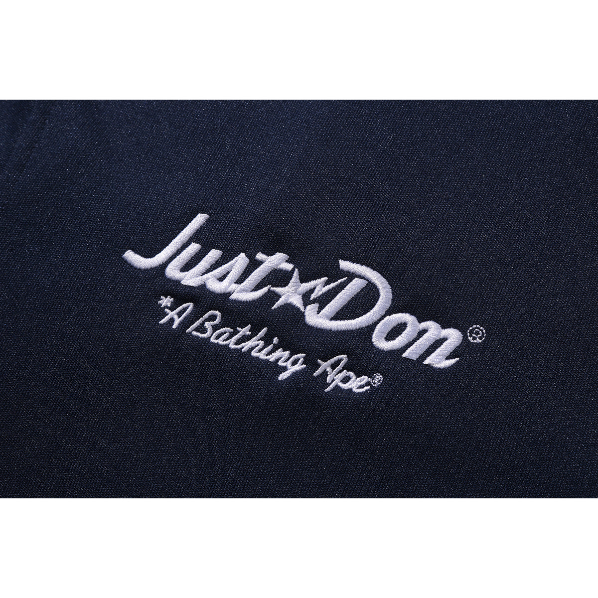 BAPE X JUST DON LOGO BASEBALL RELAXED FIT SHIRT MENS