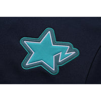 BAPE X JUST DON LOGO BASEBALL RELAXED FIT SHIRT MENS