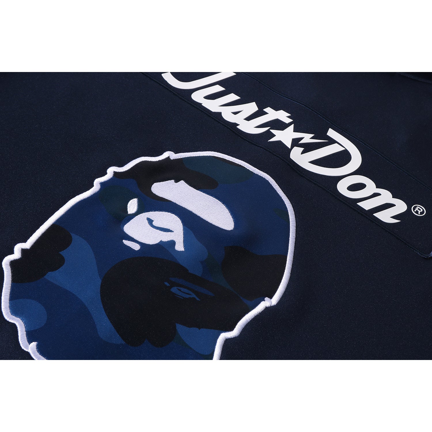 BAPE X JUST DON LOGO BASEBALL RELAXED FIT SHIRT MENS – us.bape.com