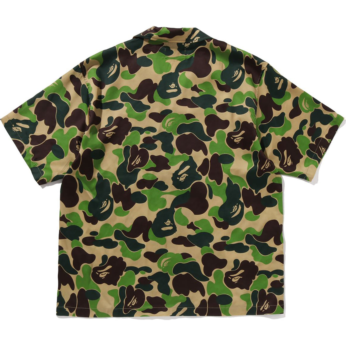 ABC CAMO OPEN COLLAR SS SHIRT MENS
