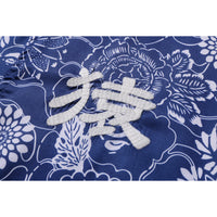 JAPANESE INDIGO ART CAMO OPEN COLLAR SS SHIRT MENS