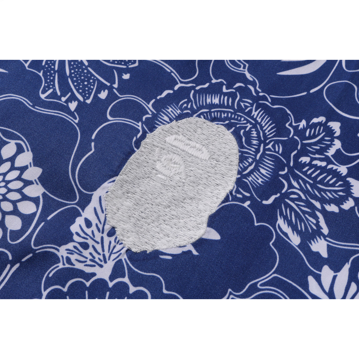 JAPANESE INDIGO ART CAMO OPEN COLLAR SS SHIRT MENS