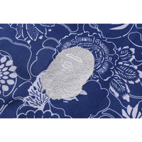 JAPANESE INDIGO ART CAMO OPEN COLLAR SS SHIRT MENS