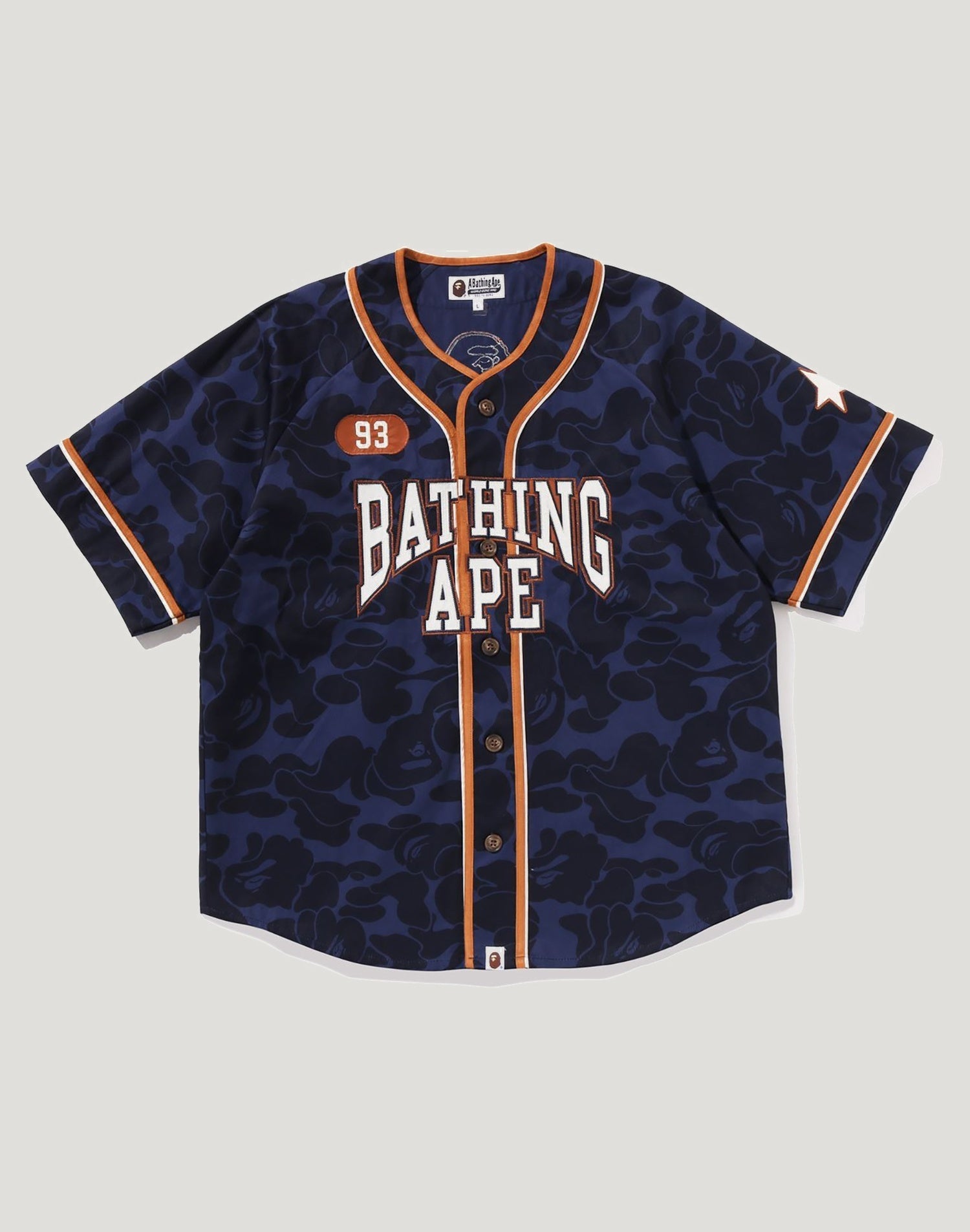 SOLID CAMO MULTI LOGO BASEBALL SS SHIRT MENS