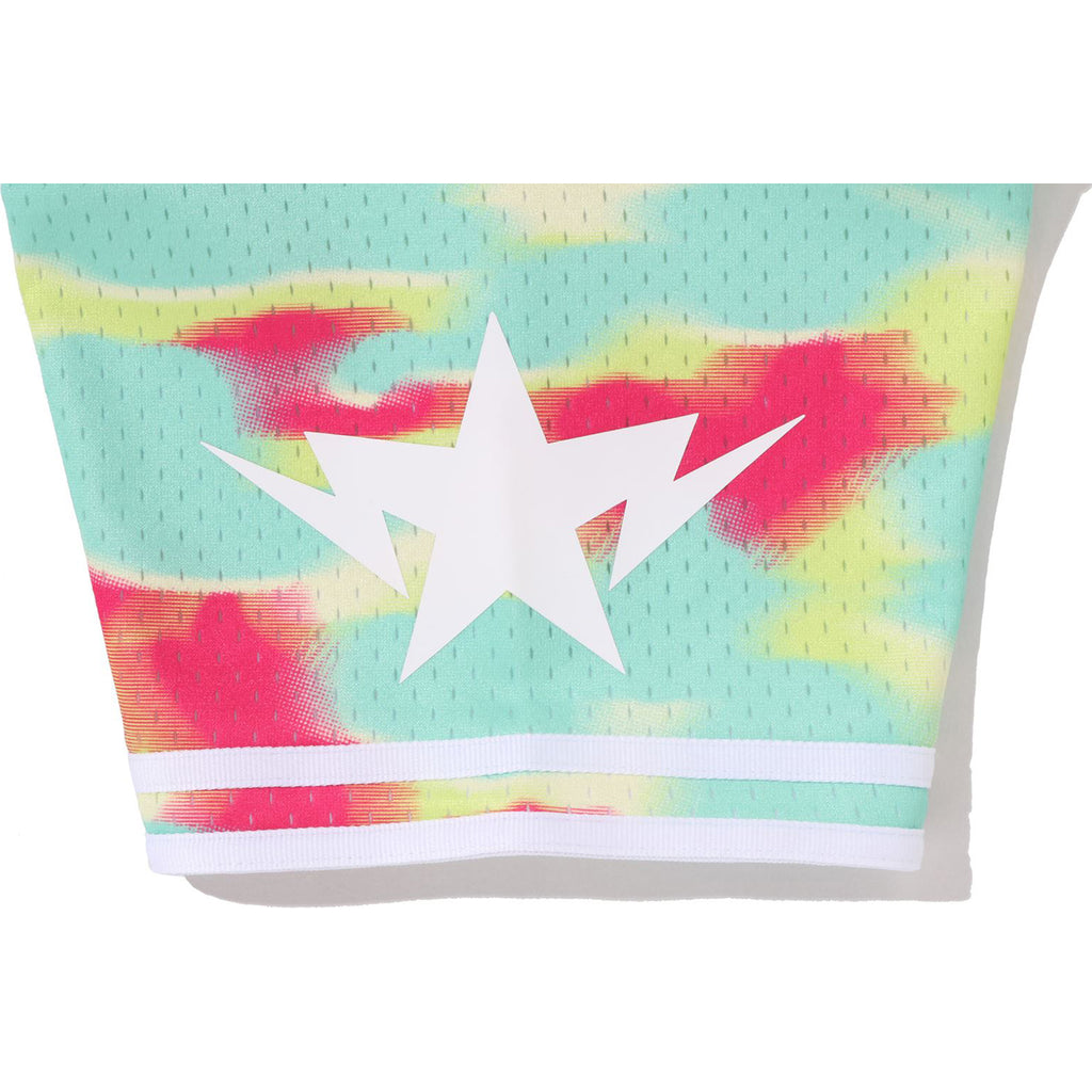 SCREEN CAMO MULTI LOGO BASEBALL SHIRT LADIES