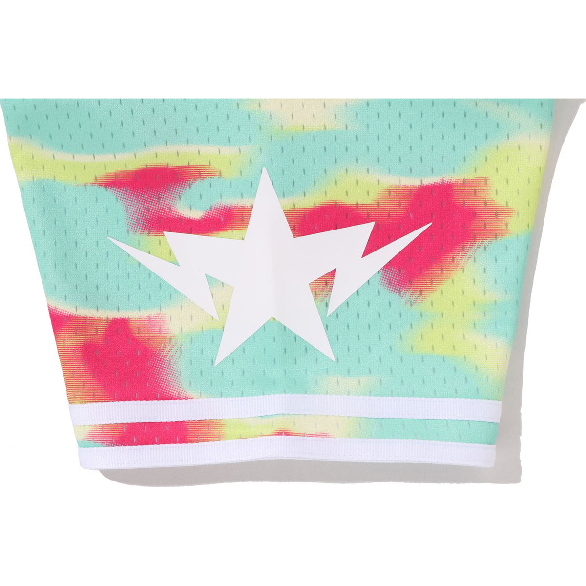 SCREEN CAMO MULTI LOGO BASEBALL SHIRT LADIES