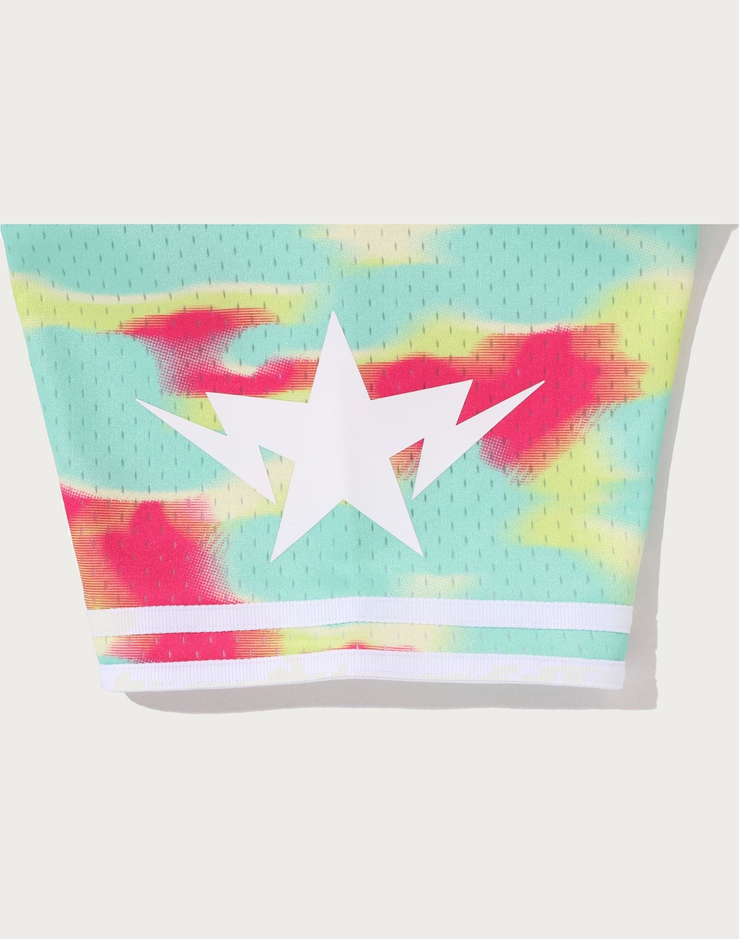 SCREEN CAMO MULTI LOGO BASEBALL SHIRT LADIES