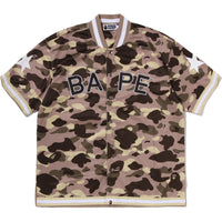 COLOR CAMO MESH WARM UP RELAXED FIT SHIRT MENS