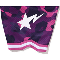 COLOR CAMO MESH WARM UP RELAXED FIT SHIRT MENS