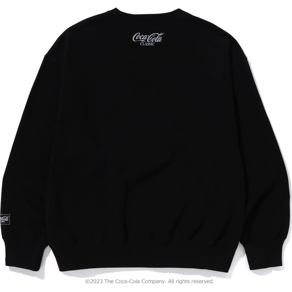 BAPE X COCA-COLA APE HEAD CREWNECK RELAXED FIT MENS | us.bape.com