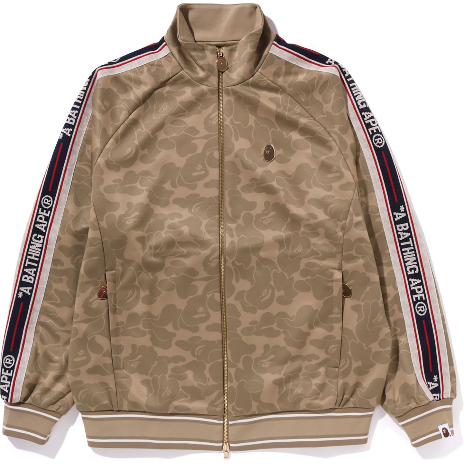 TONAL SOLID CAMO TRACK JACKET MENS