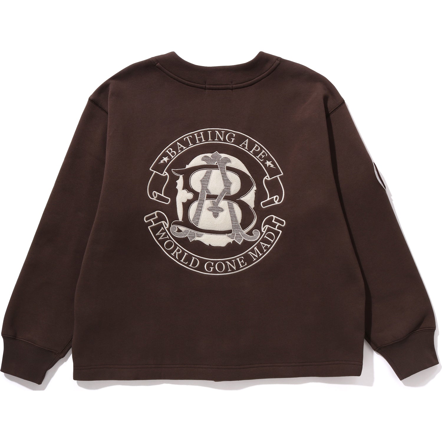 COLLEGE BADGES SWEAT CARDIGAN MENS – us.bape.com