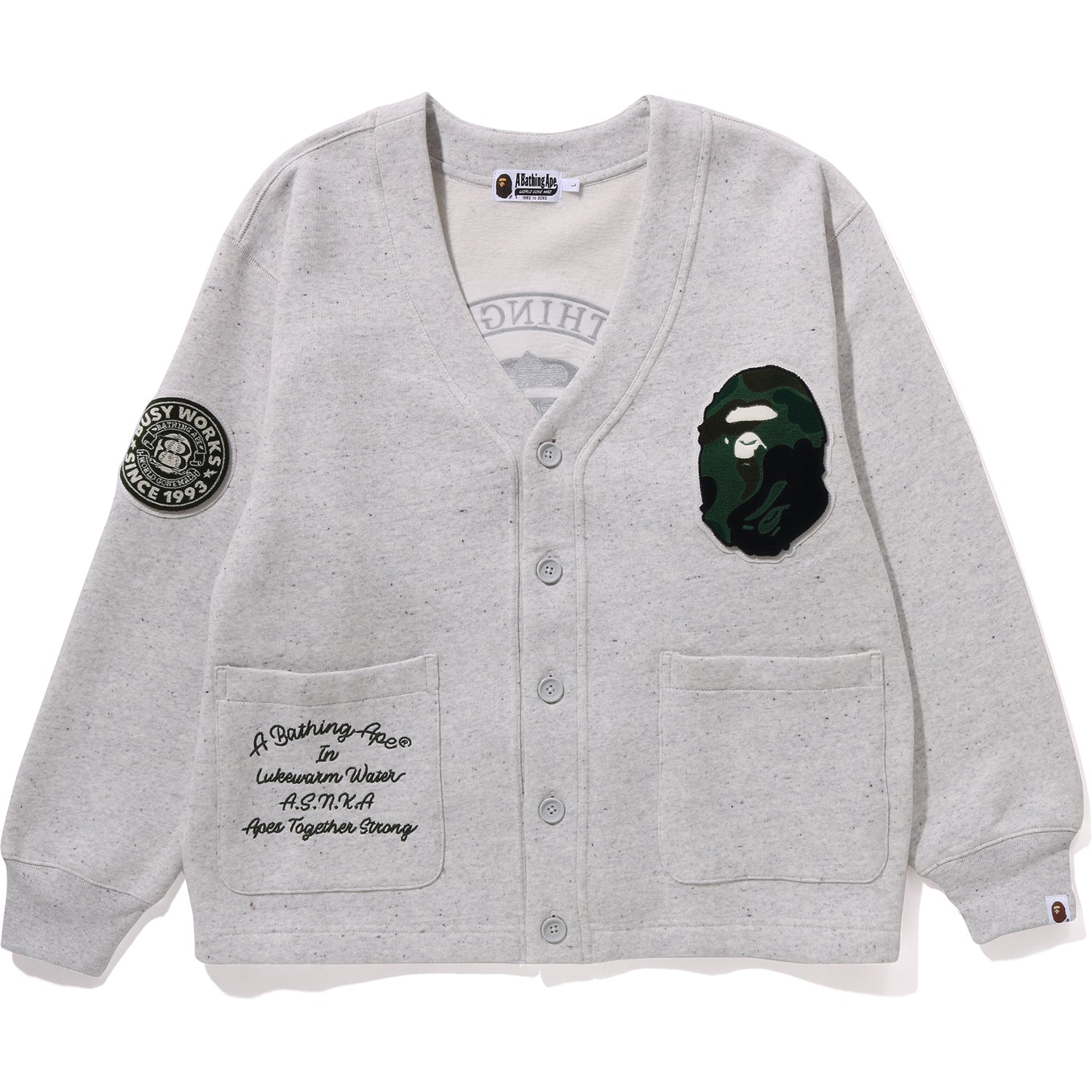 A bathing ape cardigan outlet