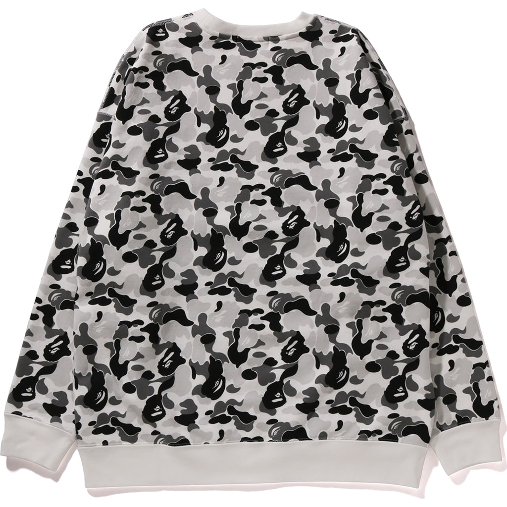 ABC CAMO CREWNECK RELAXED FIT LADIES | us.bape.com