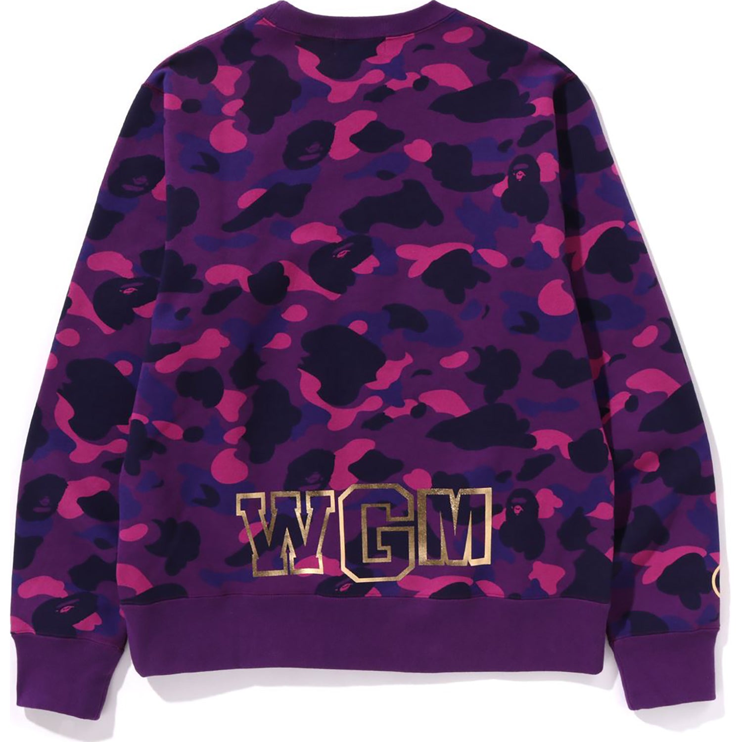 Bape purple camo sweatshirt on sale