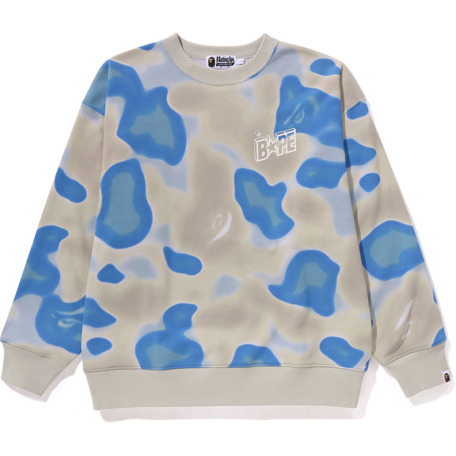 LIQUID CAMO BAPE STA RELAXED FIT CREWNECK SWEAT MENS