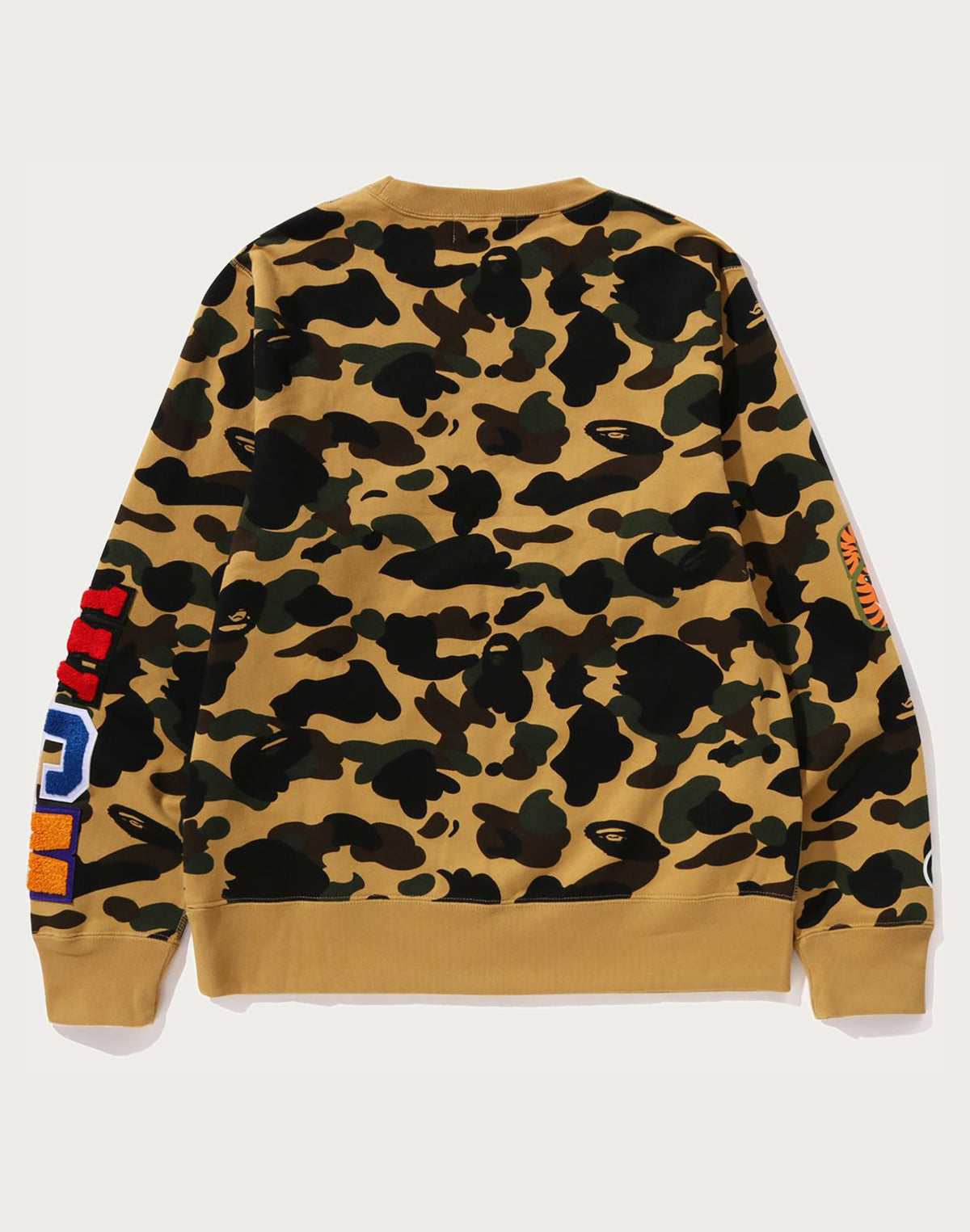 BAPE MENS 1ST CAMO SHARK CREWNECK SWEATSHIRT
